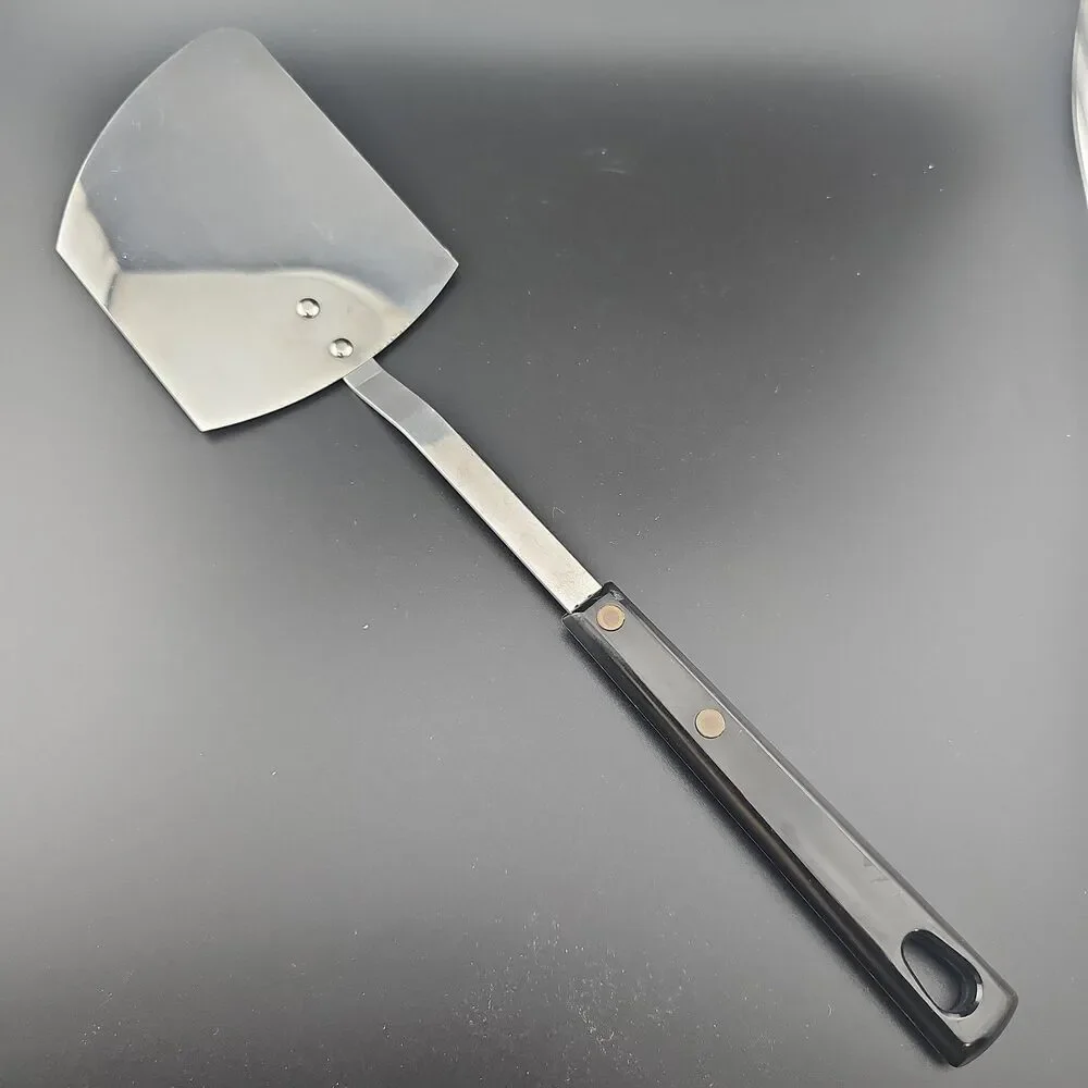 Sharp Cutter Silver Turner Stainless Steel Plastic Handle Reusable Made In USA